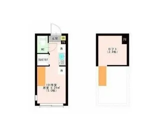 OTAS 代田橋【1階】の間取り