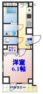 千葉県千葉市中央区市場町【マンション】の間取り