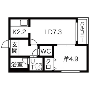 プランドール大地【2階】の間取り