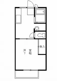 サンライズハウスC【1階】の間取り