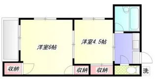 中村ハイツ【2階】の間取り