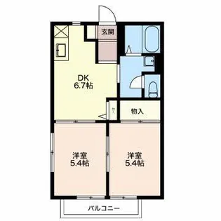 フレグランス ヴィラ【1階】の間取り