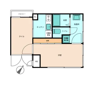 PORTO白金長者丸【2階】の間取り