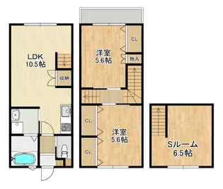 MODERN PALAZZO 戸石B【1階】の間取り