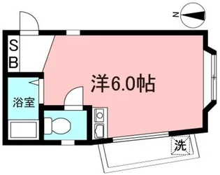 東京都三鷹市中原3【アパート】の間取り