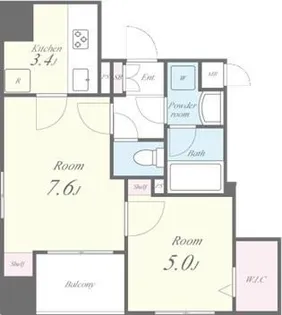 AVENIR東麻布(アヴェニール東麻布)【2階】の間取り
