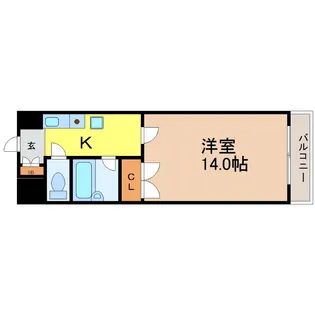 愛知県名古屋市熱田区三本松町【マンション】の間取り