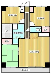 東京都葛飾区東水元1【マンション】の間取り