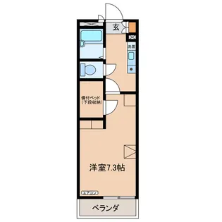 愛知県尾張旭市井田町3【マンション】の間取り