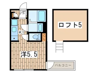 ヨコハマフォーチュンクッキー【2階】の間取り
