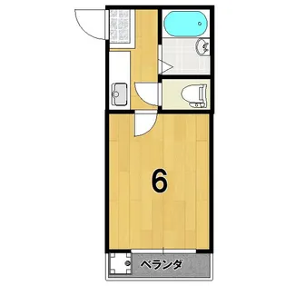 ラ・シャンブル【2階】の間取り