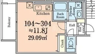 MOCXION稲毛小仲台【3階】の間取り