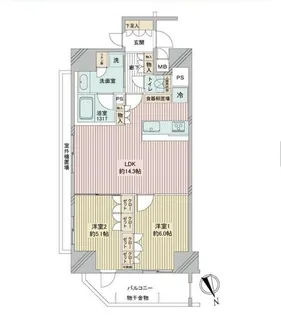 プレシス浅草雷門【2階】の間取り