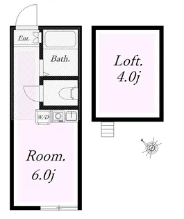 ユナイト三ッ沢シャトルーの杜【1階】の間取り