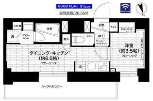 グランドコンシェルジュ練馬中村橋アジールコート【4階】の間取り