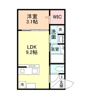 INTEGRAL Mellow【1階】の間取り