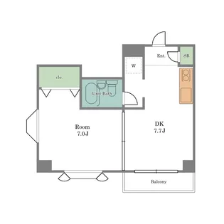 シティハイムJUPITER【3階】の間取り