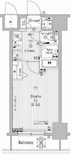グランド・ガーラ横濱万世町【3階】の間取り