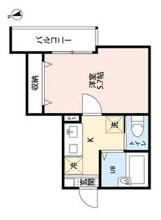 グランピア曳舟【1階】の間取り