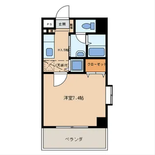 WEST VILLAGE 西公園【2階】の間取り