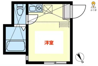 ユナイト鶴見サンジェルマン【2階】の間取り
