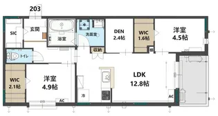 コステッラツィオーネ【2階】の間取り