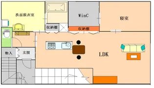 M`sファラ2F【2階】の間取り
