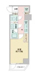 CAVANA浅草【6階】の間取り