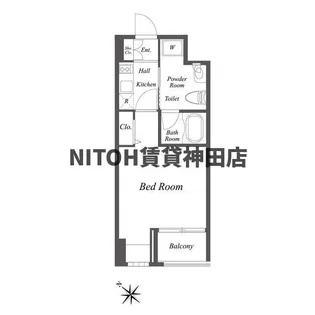 ニューシティアパートメンツ新川II【3階】の間取り