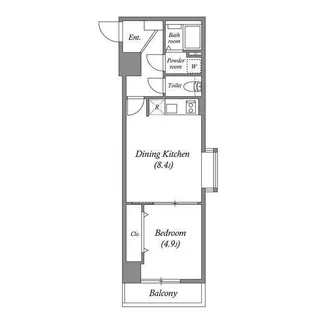 インプルーブ白金【5階】の間取り
