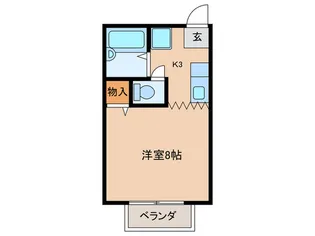 ハイツ清水【2階】の間取り