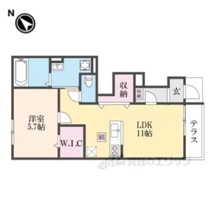 SunnyHome【1階】の間取り