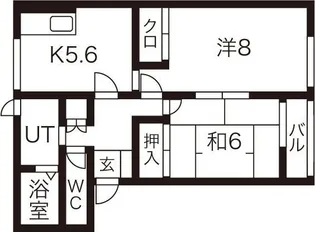 パレス・フラリッシュ【1階】の間取り