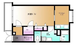 戸山コロネット【1階】の間取り