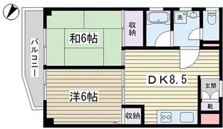 ガーデニア本駒込【2階】の間取り