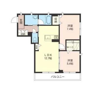 ベリエ オダ【3階】の間取り