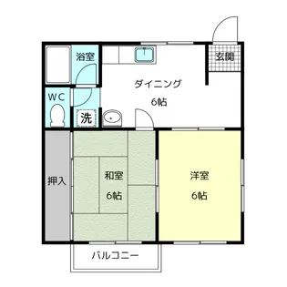 パークヒルズカーム I【2階】の間取り