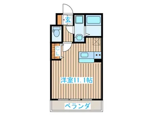 アルベルーチェ八幡【3階】の間取り