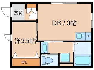 グリシーナ浜田山【2階】の間取り