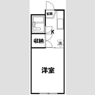 オレンジハウス【4階】の間取り