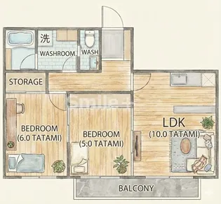 フェリーチェ中仙道A【2階】の間取り