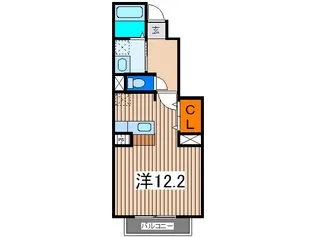 レユシ-ル【1階】の間取り