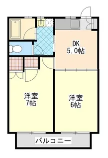 ハイツ中島【2階】の間取り