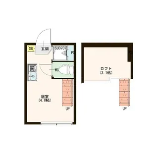 セント・アンドリューズ三軒茶屋【1階】の間取り