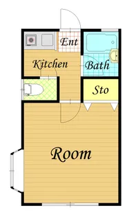 三和ハイツ【1階】の間取り
