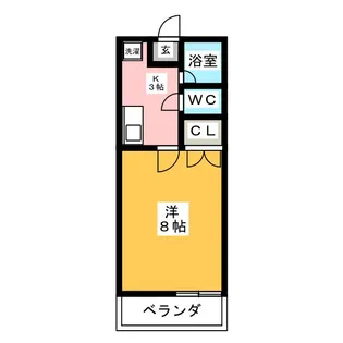 ジュネス.えむ【1階】の間取り