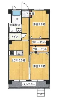 フェリーチェ クロキ【1階】の間取り