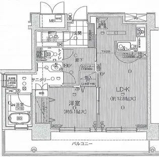 Dクラディア仙台五橋【6階】の間取り