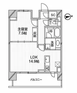 M白金台【9階】の間取り