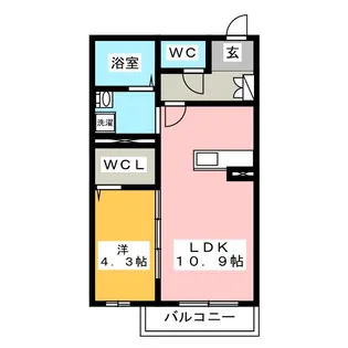 ダイヤモンドヒルズ常滑栄町【1階】の間取り